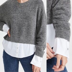 Cinq a Sept Carlotta Pull Over Sweater Size XS